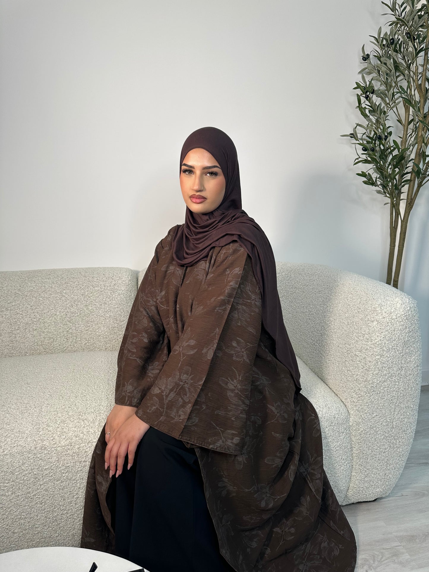 Floral printed abaya *ex display*