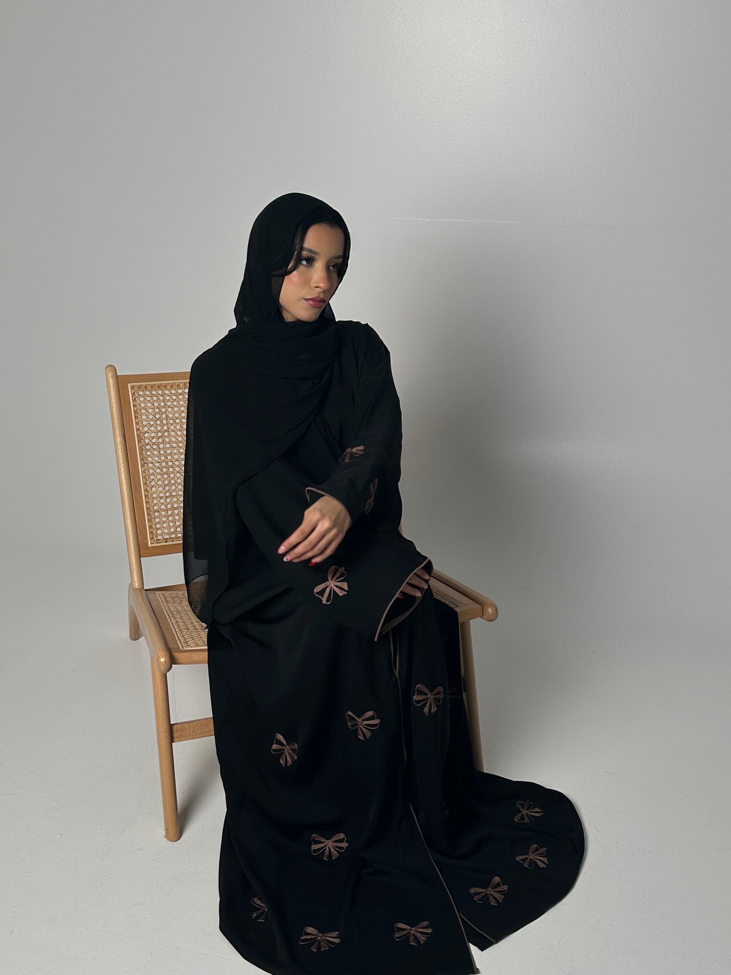 Latifa embroidery abaya *ex display *