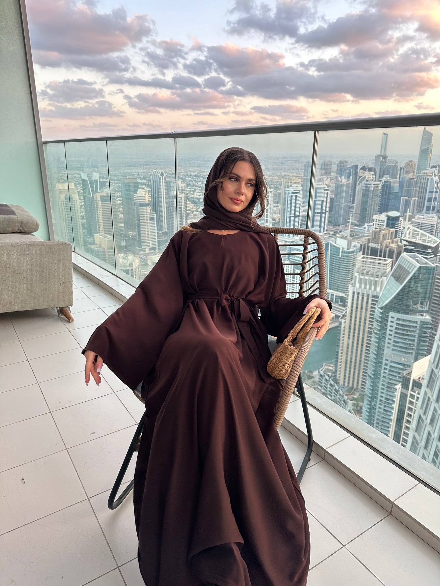 Premium Korean nida everyday closed abaya