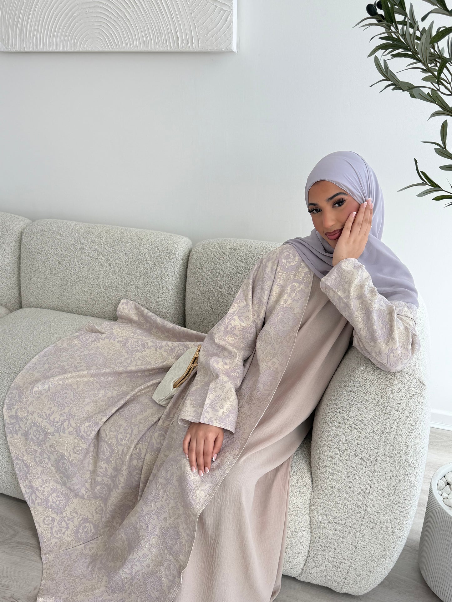 Noora 2.0 luxury open abaya LIMITED EDITION
