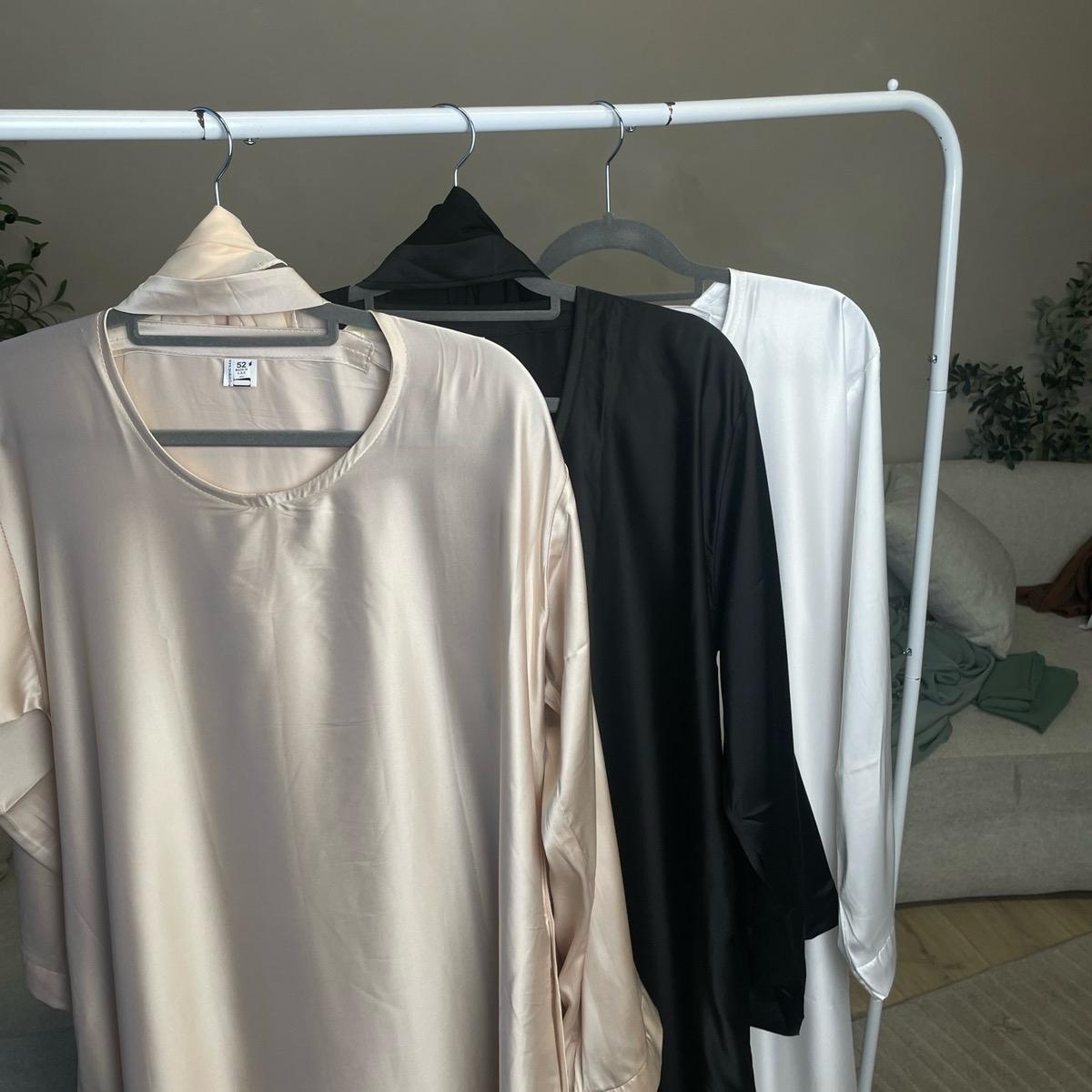 Satin silk inner slip dress