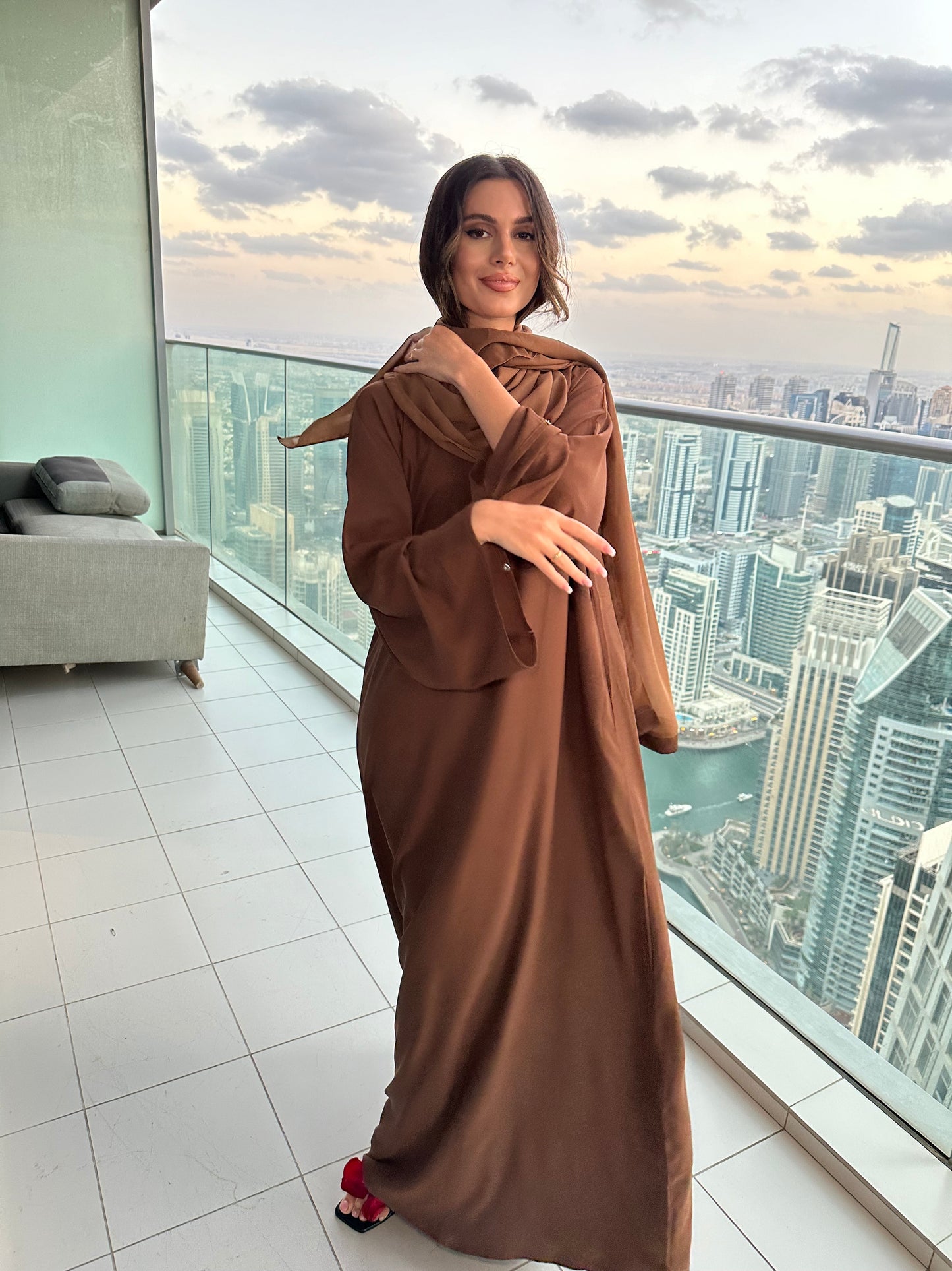 Premium Korean nida everyday closed abaya