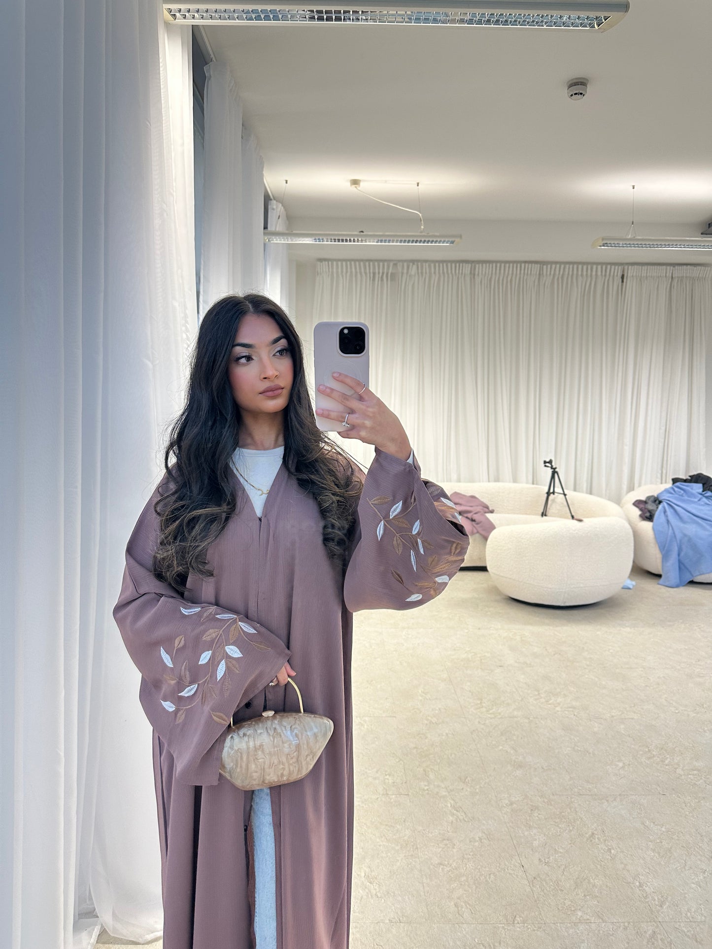 Azra Zoom Embroidery Abaya *ex display*