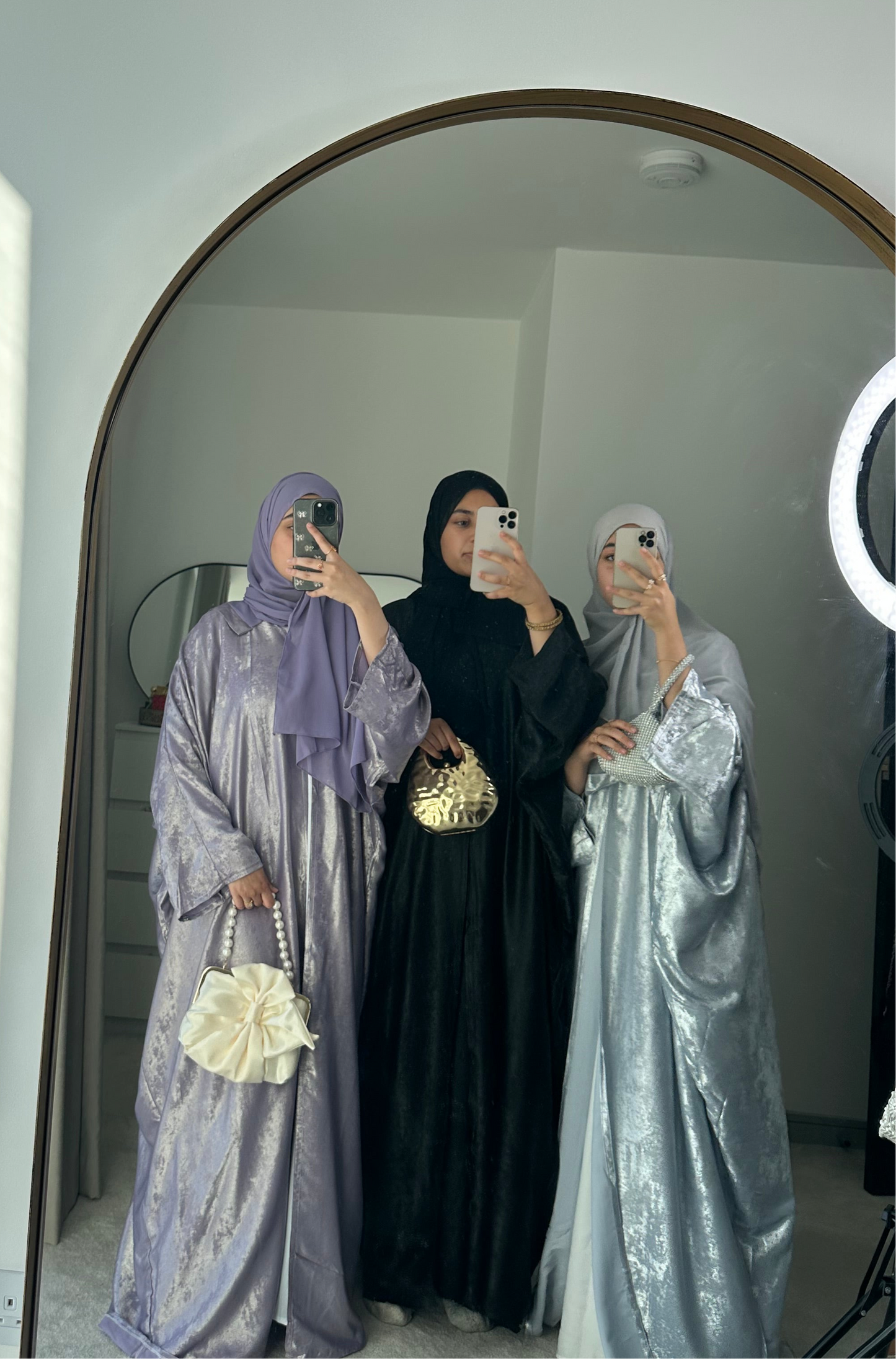 Esra Metallic Open Abaya *NEW*