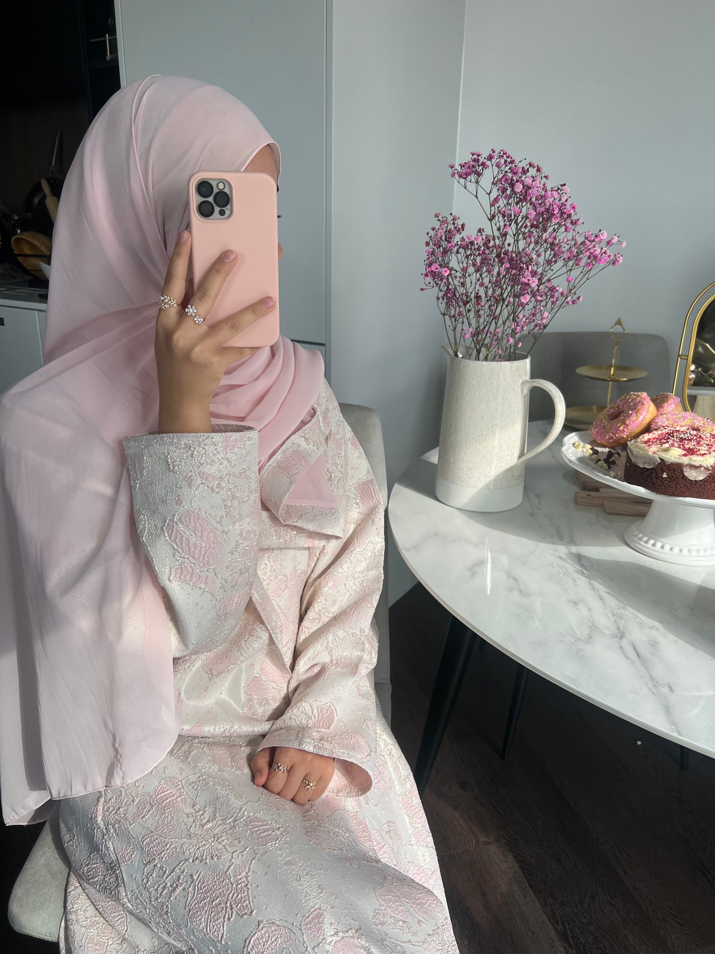 Noora luxury open abaya LIMITED EDITION