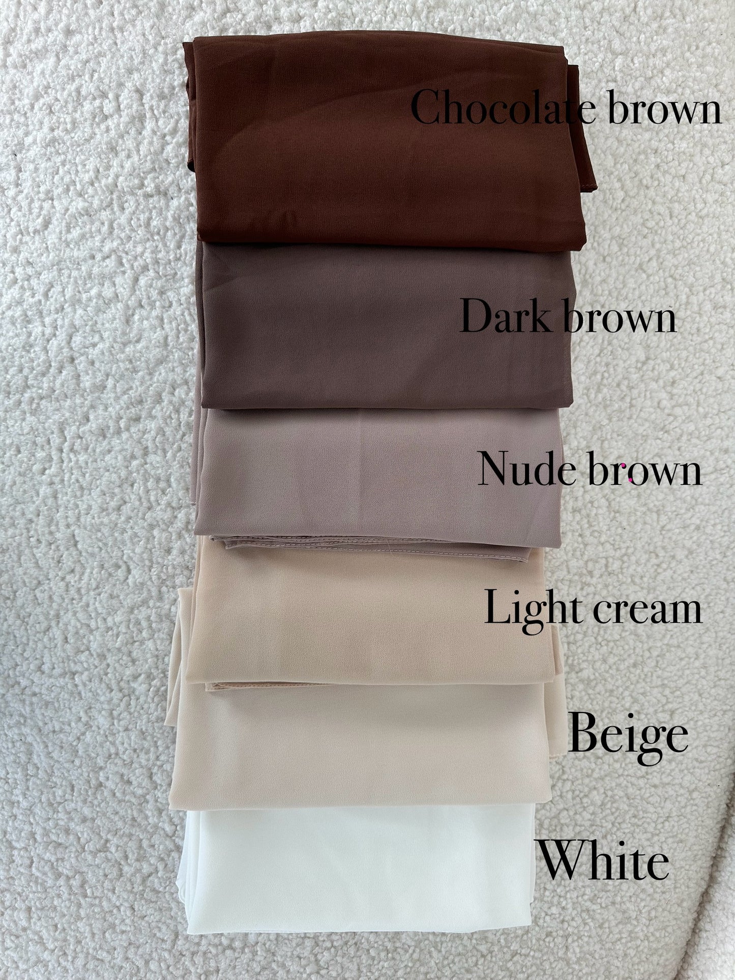 Premium georgette chiffon hijab