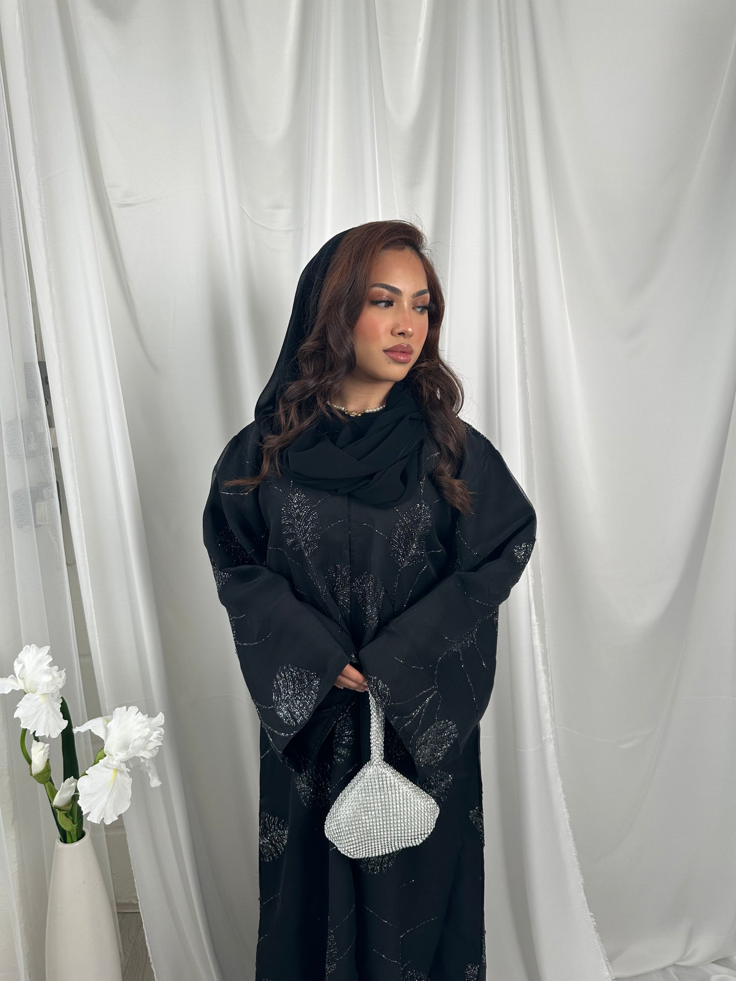 Amira 2.0 Luxury Black Buttoned Abaya LIMITED EDITION DROP