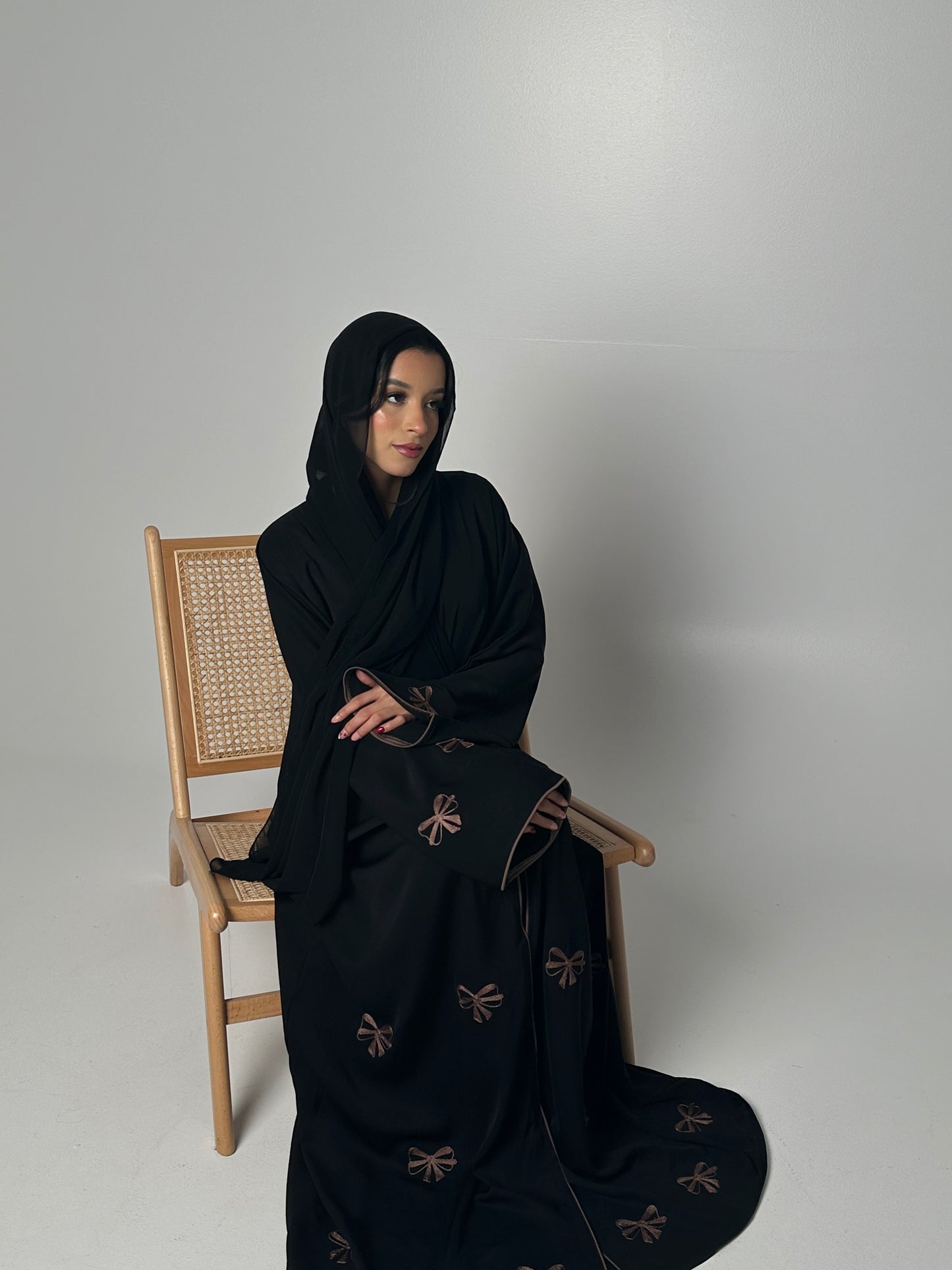 Latifa embroidery abaya *ex display *