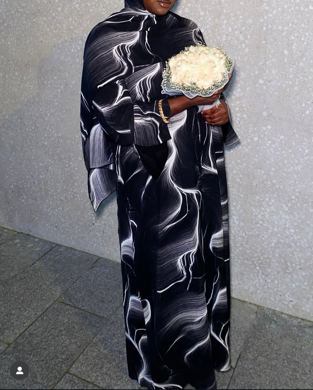 Sara Tie-Dye Print with Matching Hijab