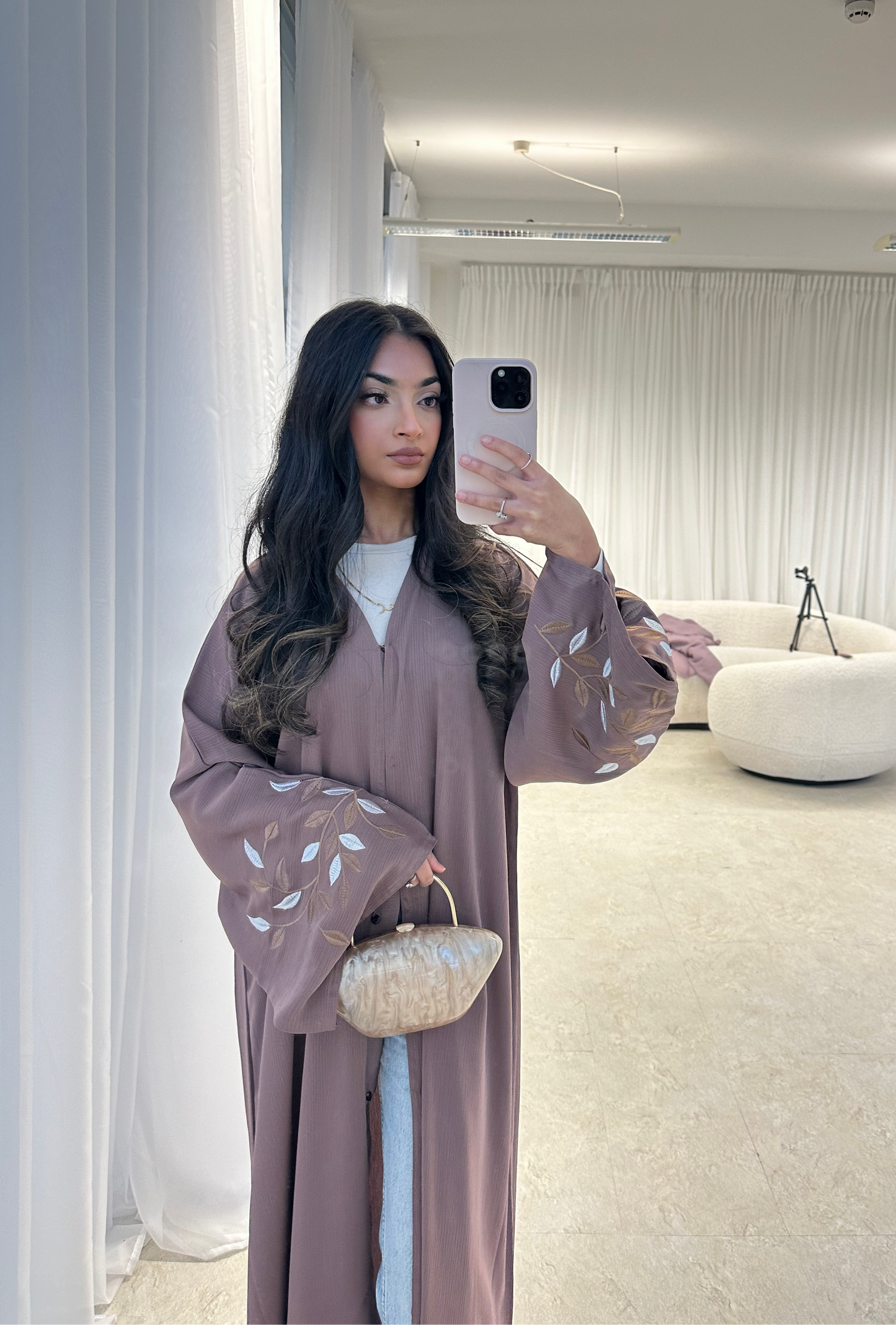 Azra Zoom Embroidery Abaya *ex display*