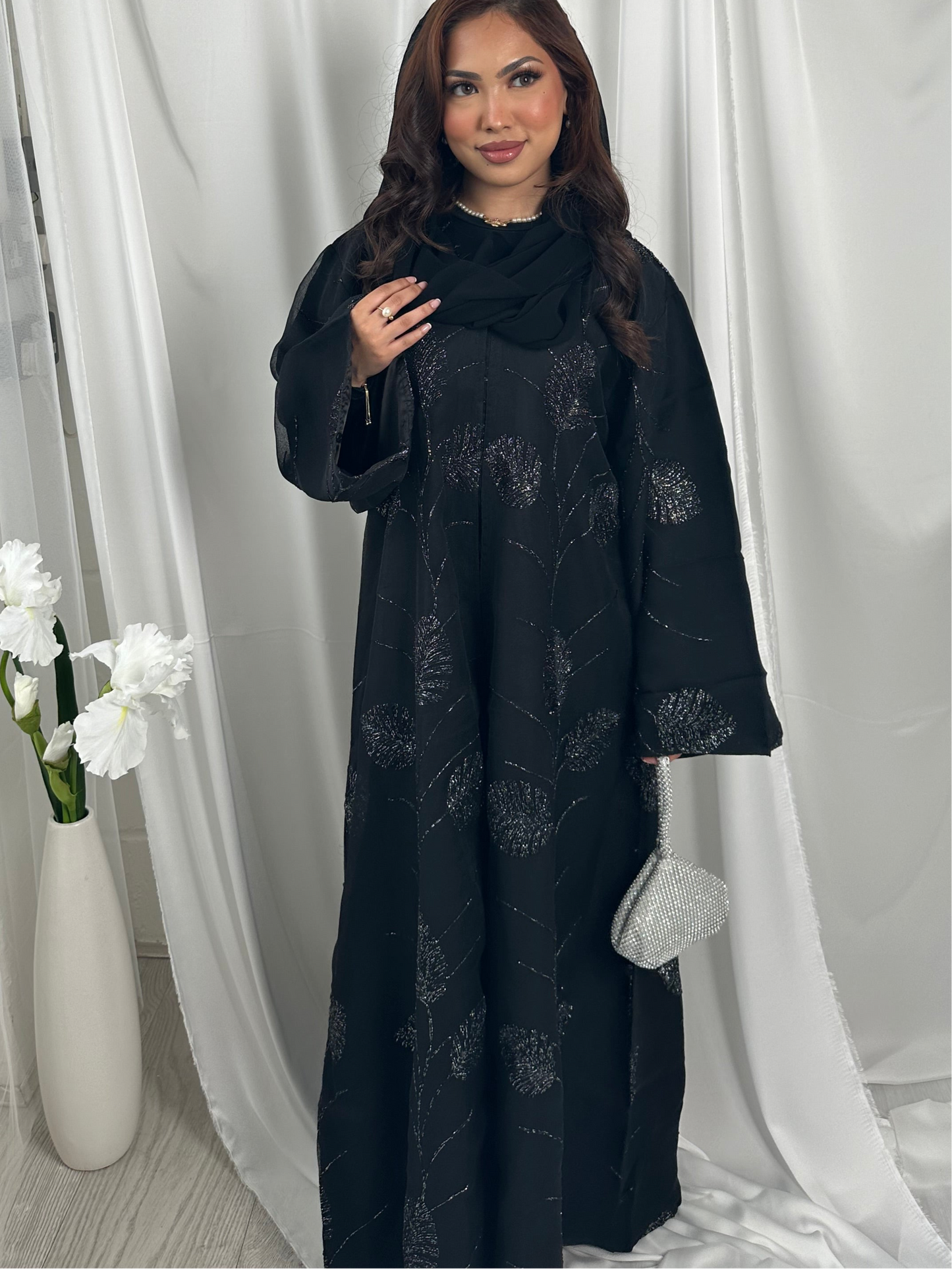 Amira 2.0 Luxury Black Buttoned Abaya LIMITED EDITION DROP