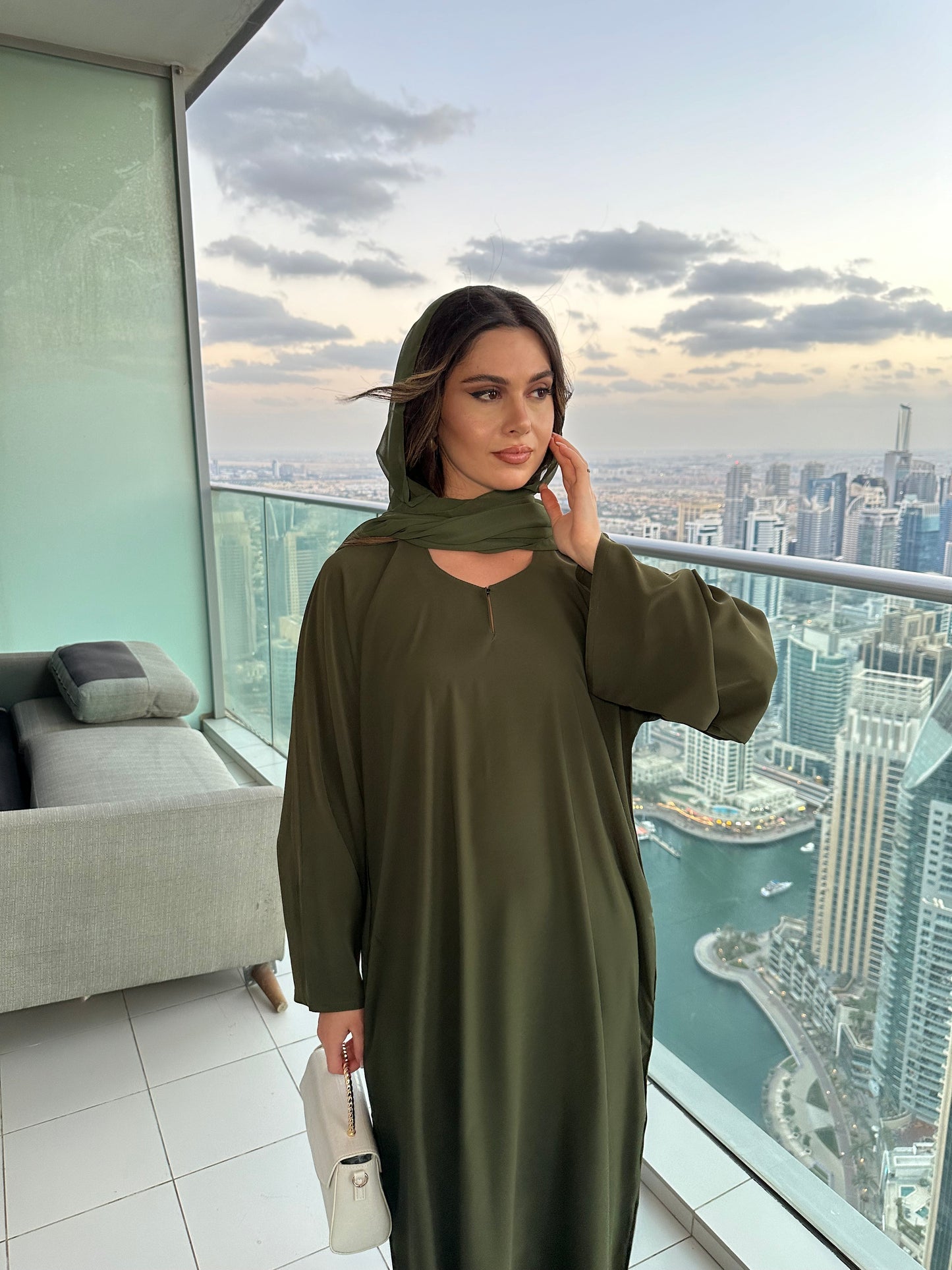 Premium Korean nida everyday closed abaya