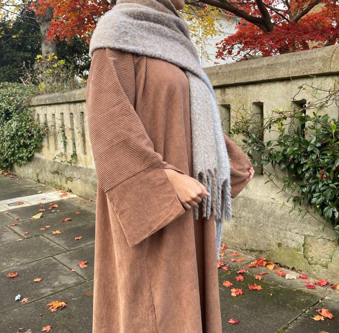 Corduroy abaya *ex display model*