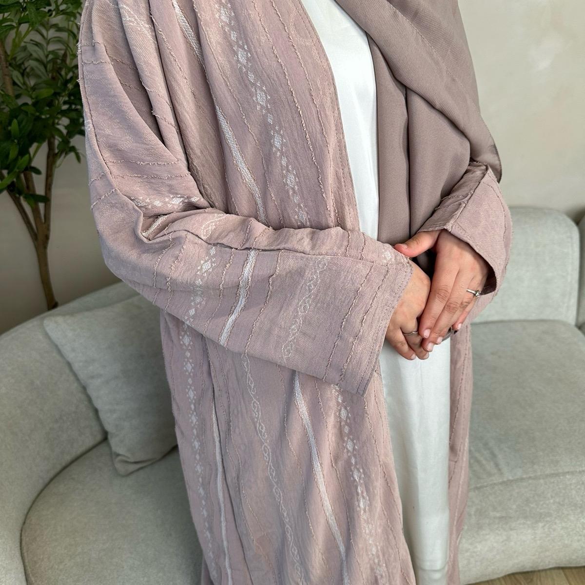 Hanan open abaya navy blue size 54 *ex-display*