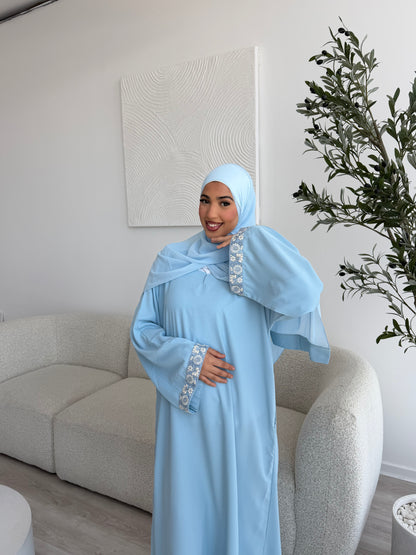 Hidaya 2.0 lace closed abaya
