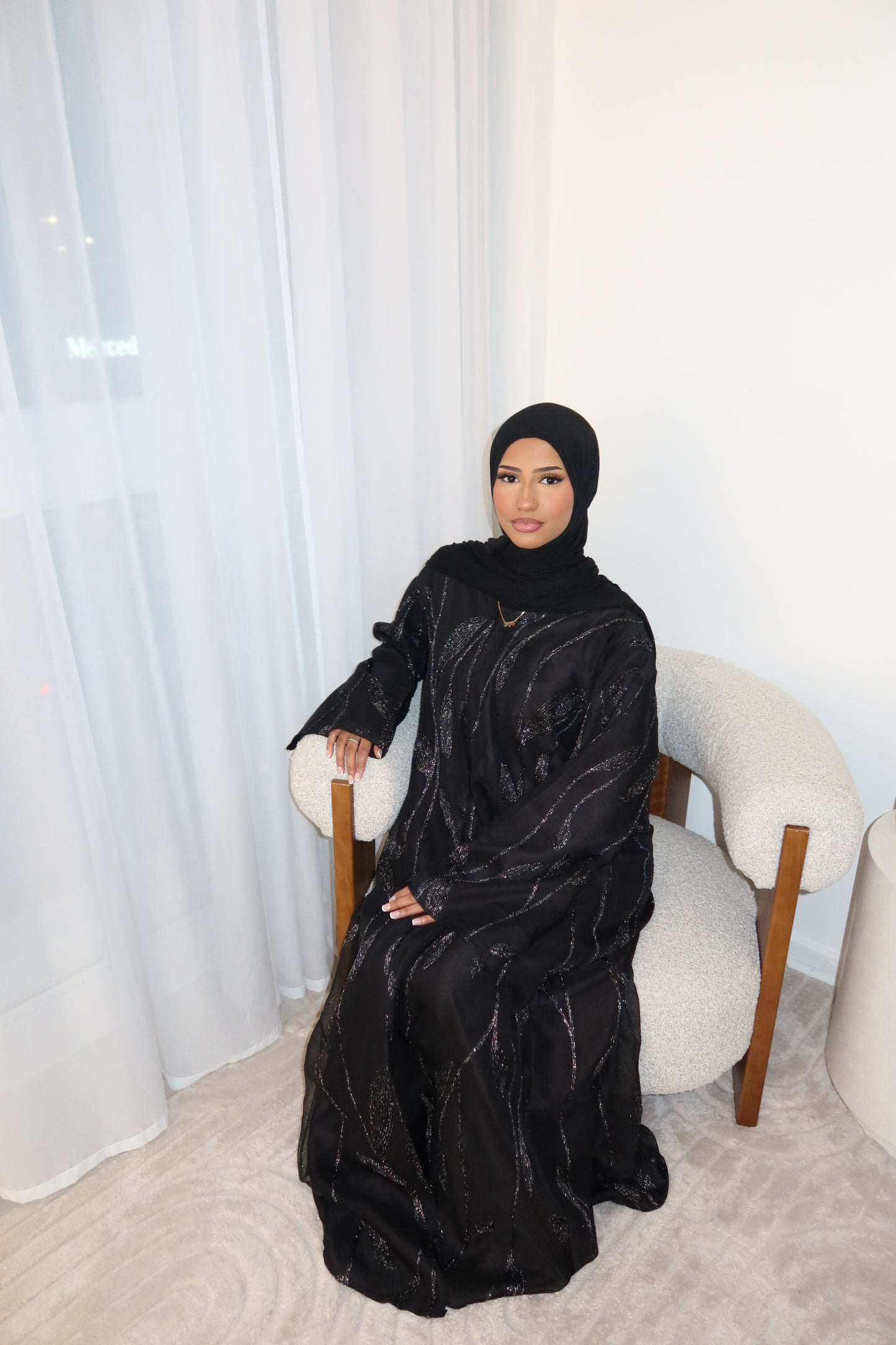 Amira 2.0 Luxury Black Buttoned Abaya LIMITED EDITION DROP