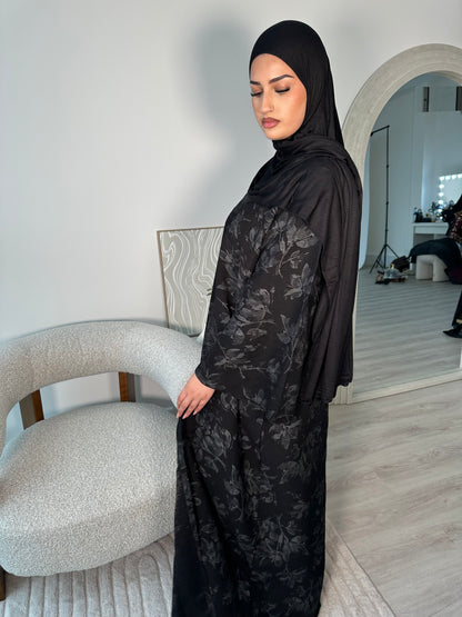 Floral printed abaya *ex display*