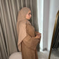 Corduroy Winter Closed Abaya - Split Sleeve (New Colours)