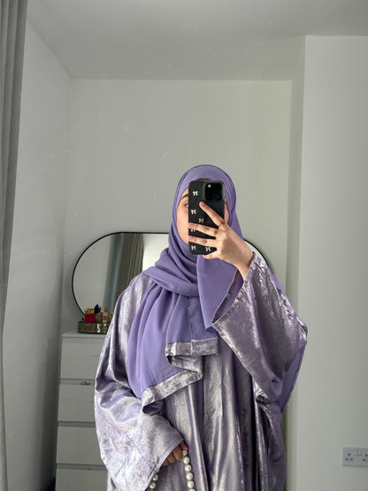 Esra Metallic Open Abaya *NEW*