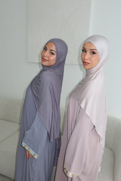 Hidaya lace closed embroidery abaya