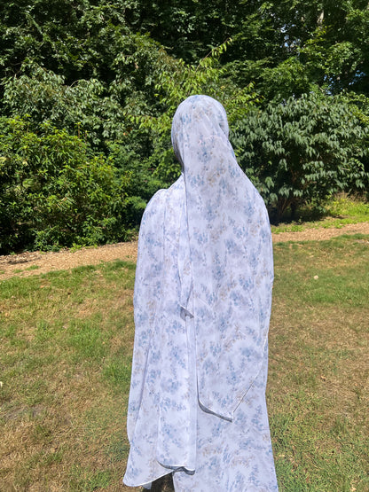 *EX DISPLAY* Warda floral printed abaya *EX DISPLAY*