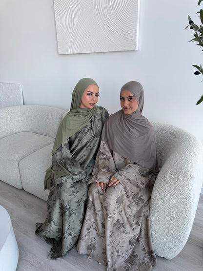 Malika closed printed abayas LIMITED EDITION