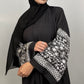 Rahma Embroidery Linen Abaya