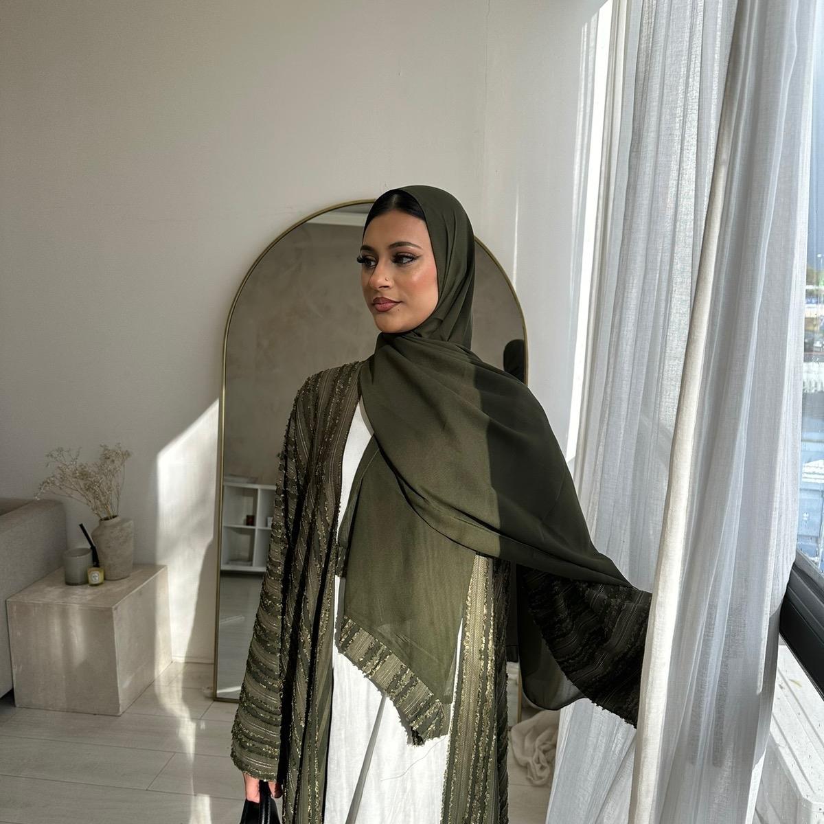 Karim Open Kimono Abaya