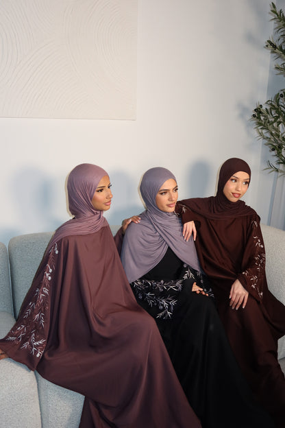 Anissa batwing with embroidery abaya (ex display **)