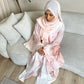 Layaan Tie-Dye Print Butterfly Abaya