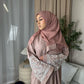 Rahma Embroidery Linen Abaya