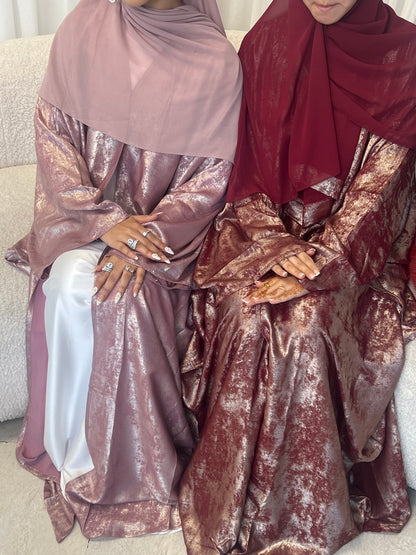Esra Metallic Open Abaya *NEW*