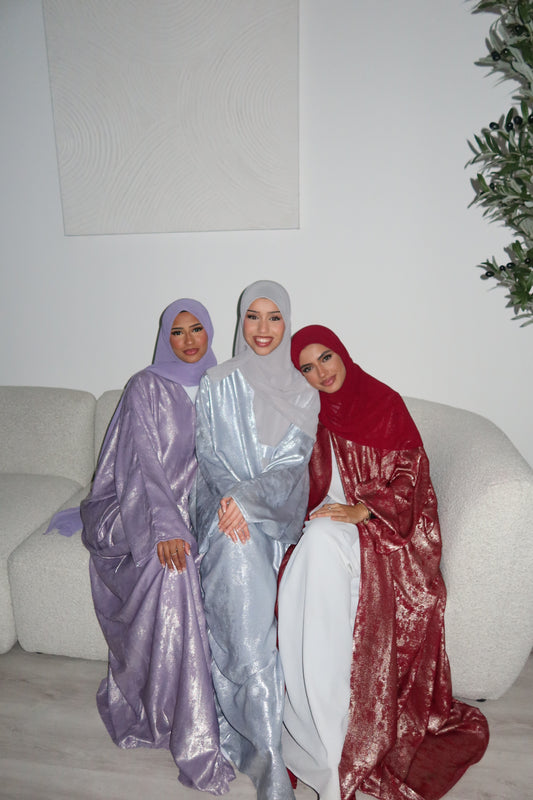 Esra Metallic Open Abaya *NEW*
