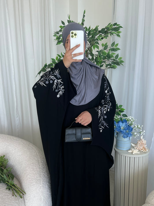 Anissa batwing with embroidery abaya