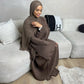 Isra Crinkled Abaya