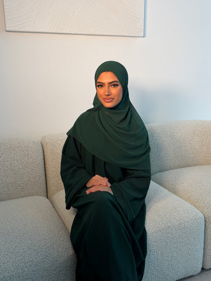 Knitted closed abaya