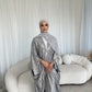 Esra Metallic Open Abaya