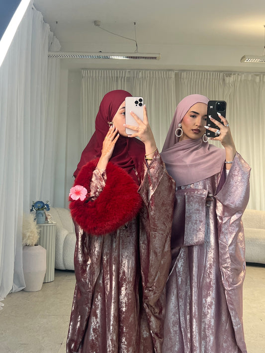 Esra Metallic Open Abaya *NEW*