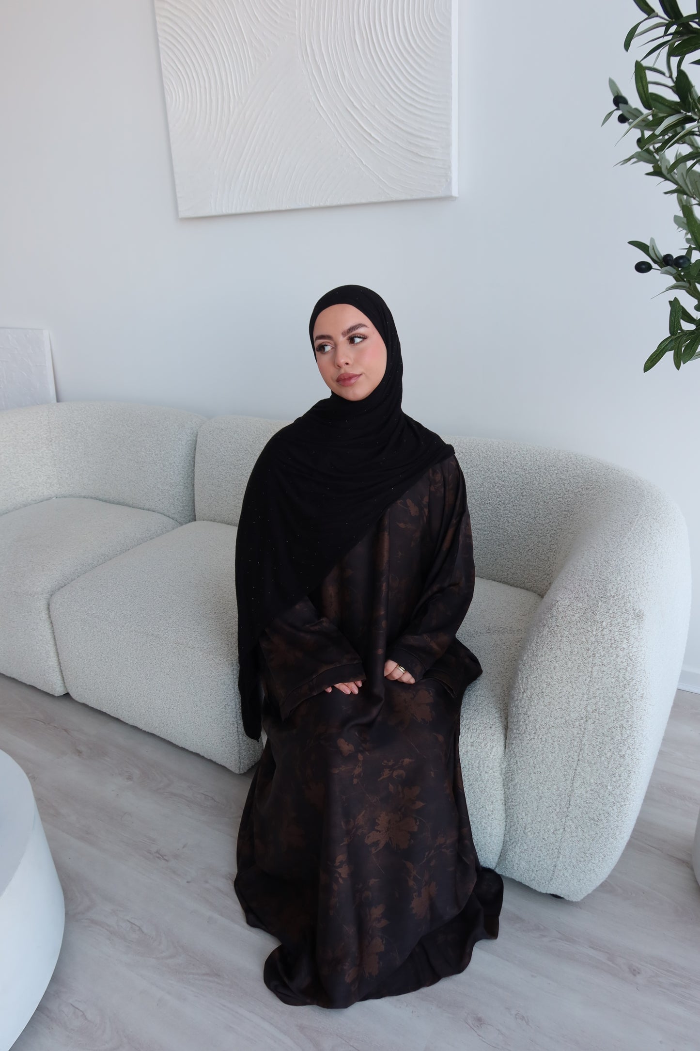 Malika closed printed abayas LIMITED EDITION