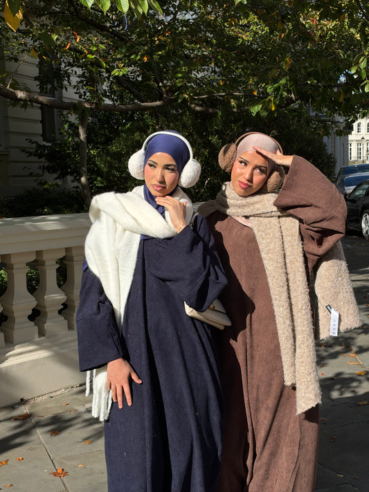 Corduroy Winter Closed abaya A/W LIMITED EDITION