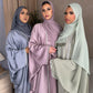 Isha batwing Abaya Set with Inner