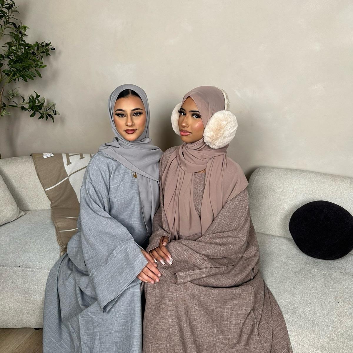 Closed Linen Abaya