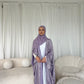 Esra Metallic Open Abaya