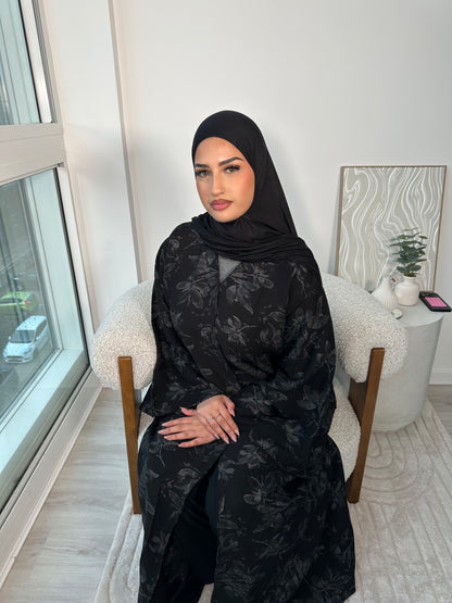 Floral printed abaya *ex display*