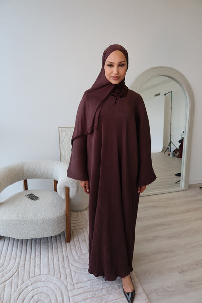 Ribbed closed autumn abaya *ex display*