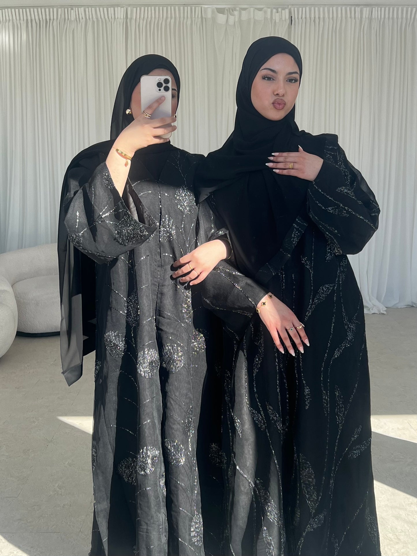 Amira 2.0 Luxury Black Buttoned Abaya LIMITED EDITION DROP