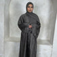 Inayaat Printed Buttoned Abaya