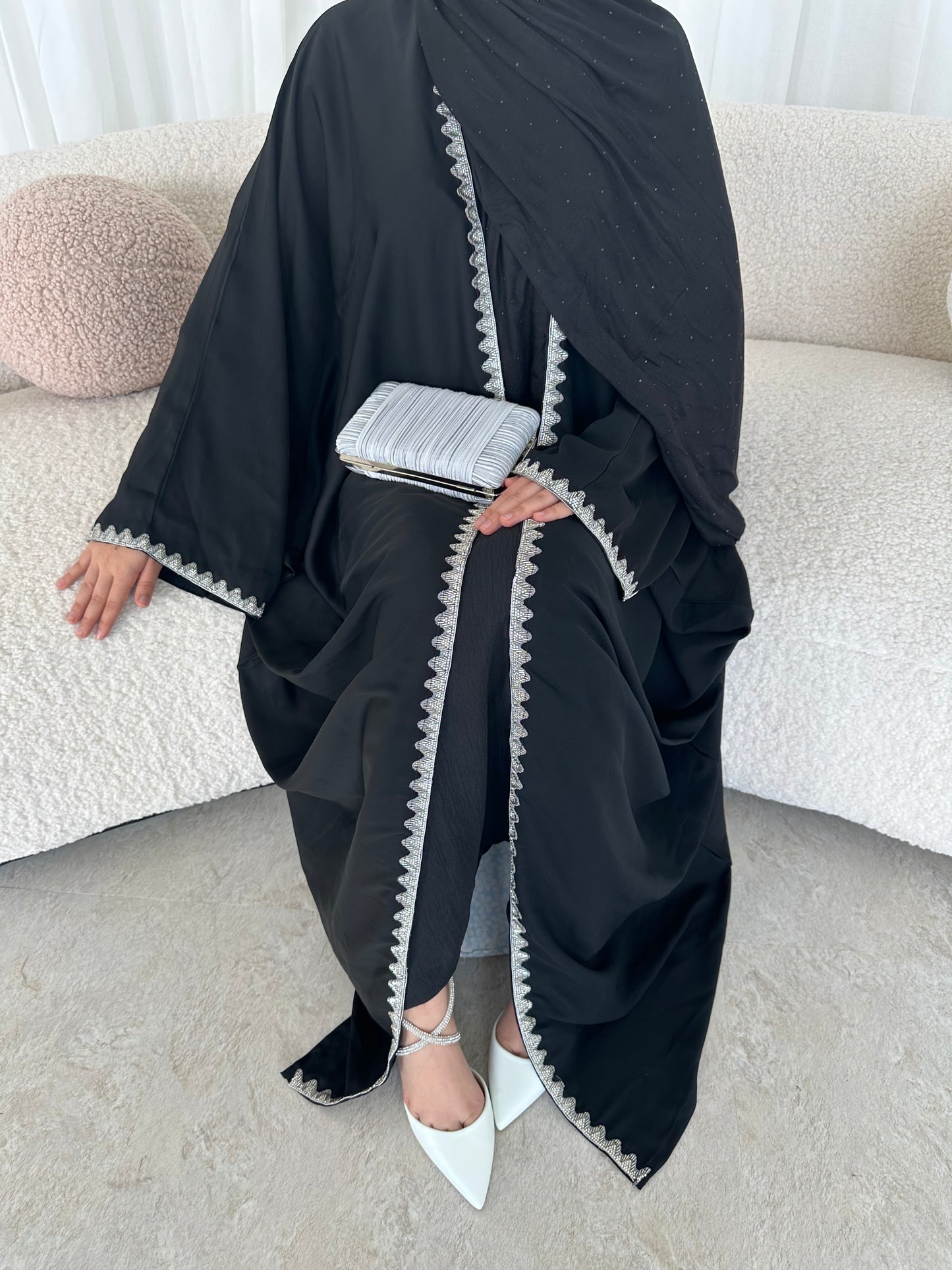 Isha batwing Abaya Set with Inner