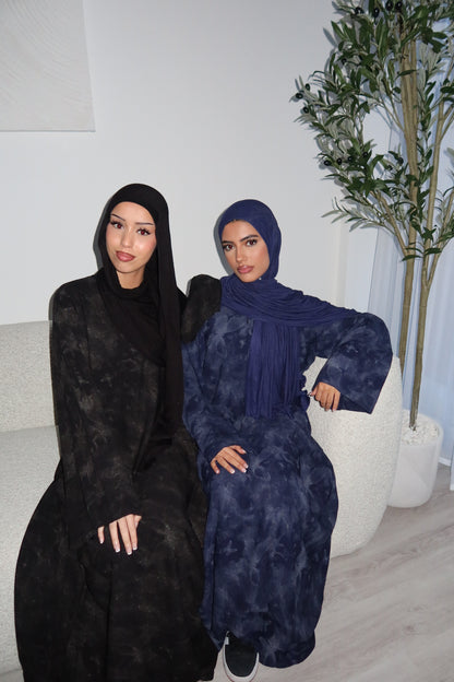 Leena Butterfly printed closed abaya