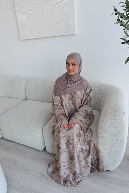 Malika closed printed abayas LIMITED EDITION